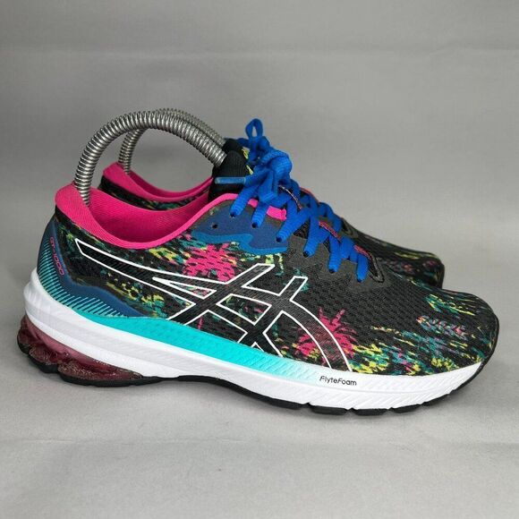 Asics GT-1000 v11 Running Shoes Women's 7 Colorful Athletic Training Sneakers - Picture 1 of 13